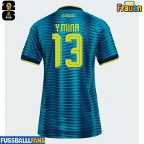 Kolumbien Yerry Mina #13 Auswärtstrikot Frauen EM 2024 Kurzarm